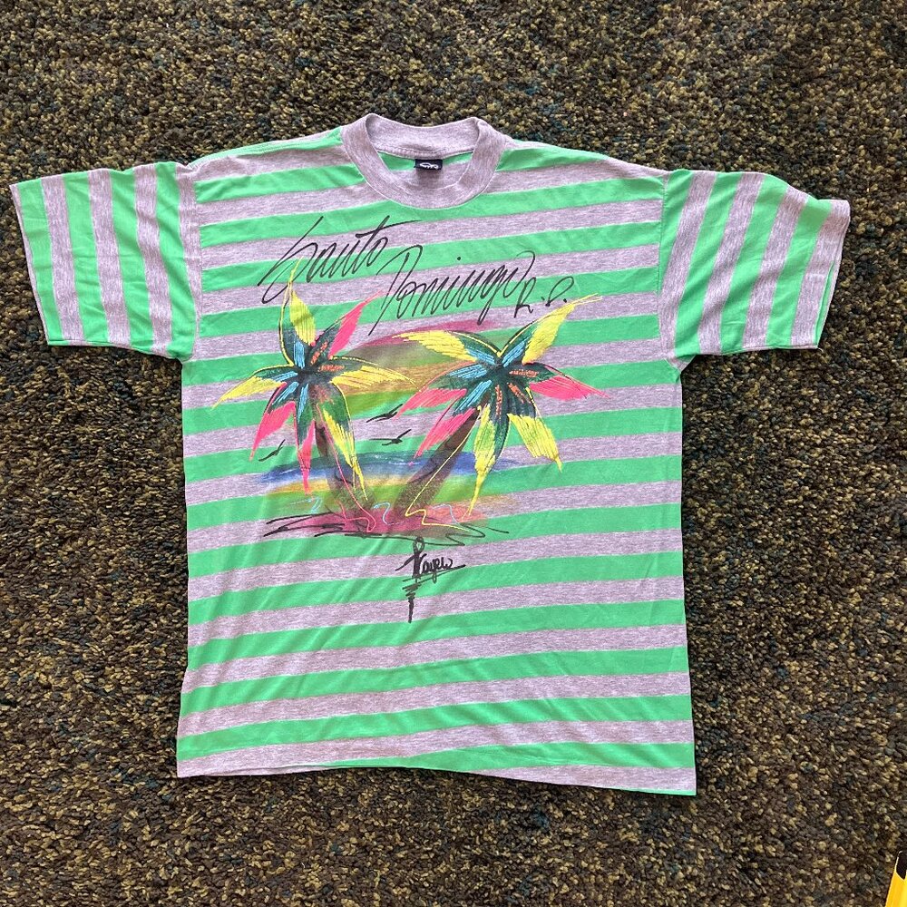 Ocean Pacific Vintage Striped T (fits L)